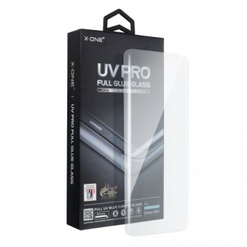 X-ONE UV PRO Full Cover tempered glass with frame Samsung S908 Galaxy S22 Ultra (working fingerprint sensor)