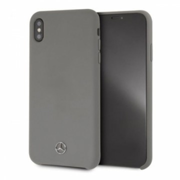 Mercedes MEHCI65SILGR iPhone Xs Max hard case szary|grey Silicon