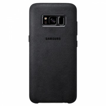 Samsung EF-XG955ASEGWW Alcantara Cover Oriģināls Maks priekš Samsung G950 Galaxy S8 melns