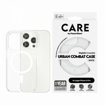 CARE by PanzerGlass Urban Combat Case iPhone 15 Pro 6,1" MagSafe biały|white 1418