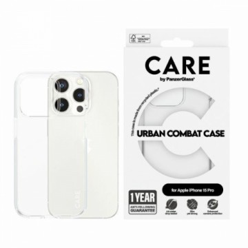 CARE by PanzerGlass Urban Combat Case iPhone 15 Pro 6,1"  przezroczysty|transparent 1422