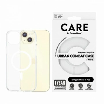 CARE by PanzerGlass Urban Combat Case iPhone 15 Plus 6,7" MagSafe biały|white 1419