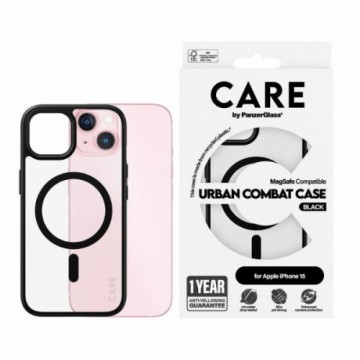 CARE by PanzerGlass Urban Combat Case iPhone 15 6,1" MagSafe czarny|black 1425