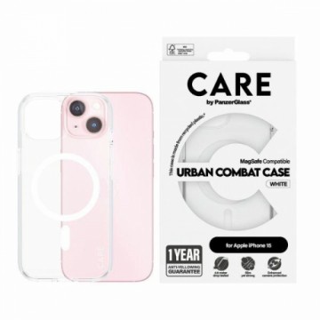 CARE by PanzerGlass Urban Combat Case iPhone 15 6,1" MagSafe biały|white 1417