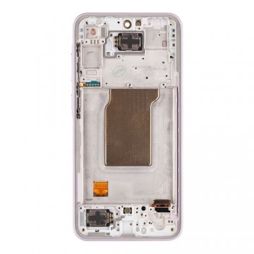 LCD display + Touch Unit + Front Cover Samsung A356B Galaxy A35 5G Lavender (Service Pack)