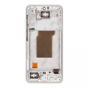 LCD display + Touch Unit + Front Cover Samsung A356B Galaxy A35 5G Blue (Service Pack)