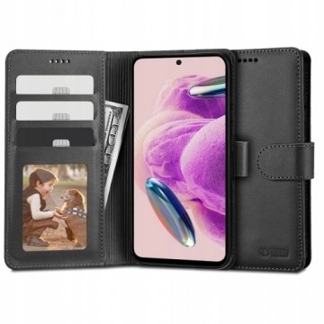 Tech-Protect Wallet case for Xiaomi Redmi Note 12S - black