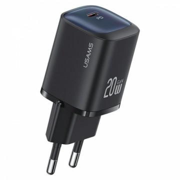 USAMS Ład. siec. CC248 20W GaN USB-C Fast Charging HC Series czarny|black CC248TC01