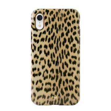 Puro Glam Leopard Cover iPhone Xr czarny |black Limited Edition IPCX61LEO1BLK