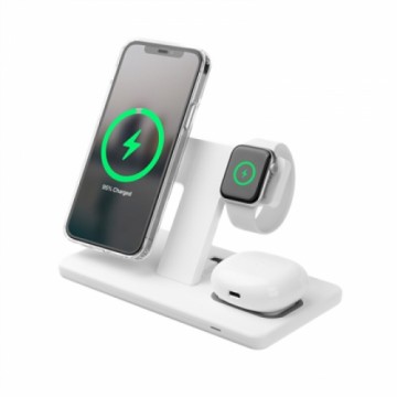 Fixed  Stand with wireless charging 3in1  FIXMPOS-WH MagPowerstation