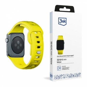 3MK Silicone Watch Strap żółty|yellow dla Apple Watch 38|40|41mm