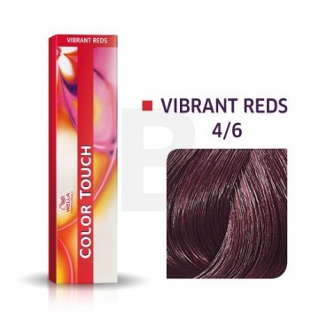 Wella Professionals Color Touch Vibrant Reds profesionālā demi-permanentā matu krāsa ar daudzdimensiju efektu 4|6 60 ml