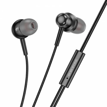 Borofone Earphones BM87 Element with microphone black