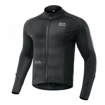 Rockbros 15400002005 long sleeve cycling jersey autumn|winter XXL - black