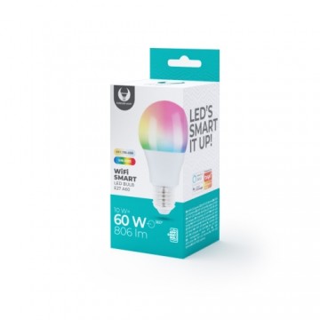 Bulb LED SMART E27 A60 10W RGB+CCT+DIM Tuya 806lm 230V Forever Light