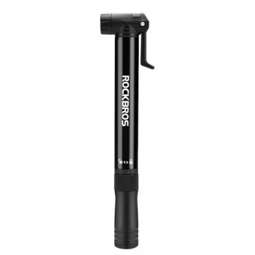 Rockbros 42320010001 hand pump for bicycle + screwdriver - black