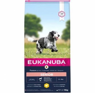 Сухой корм для собак - Eukanuba Senior Medium Chicken, 15 кг