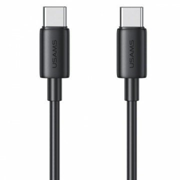 USAMS Kabel USB-C na USB-C 60W 1m Fast Charging YD Series czarny|black SJ711USB01(US-SJ711)