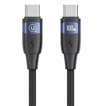 USAMS Kabel U85 USB-C na USB-C 100W 1.2m PD Fast Charging czarny|black SJ632USB01 (US-SJ632)