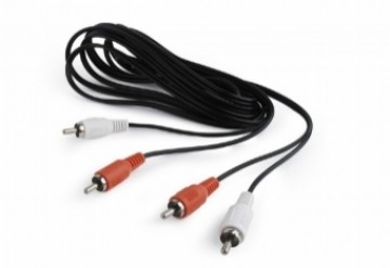 Gembird 2 x RCA Male - 2 x RCA Male 5m Black