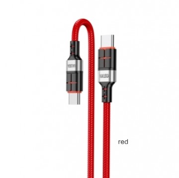 KAKUSIGA KSC-696 USB-C -> USB-C charging cable 60W | 120 cm red