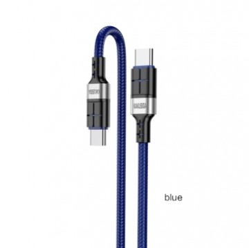 KAKUSIGA KSC-696 USB-C -> USB-C charging cable 60W | 120 cm blue