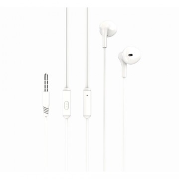 XO wired earphones EP39 jack 3,5mm white