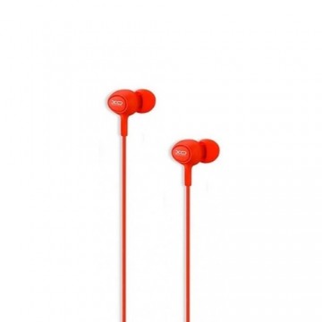 XO wired earphones S6 jack 3,5mm red