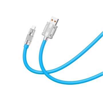 XO cable NB227 USB - microUSB 1,2 m 6A blue