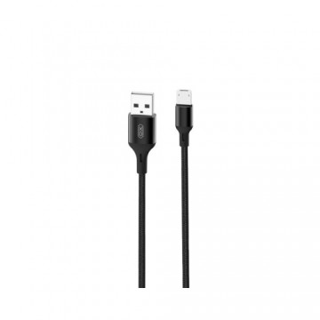 XO cable NB143 USB - microUSB 1,0 m 2,4A black