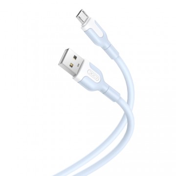 XO cable NB212 USB - microUSB 1,0 m 2,1A blue