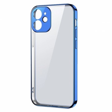 Joyroom New Beauty Series ultra thin case with electroplated frame for iPhone 12 mini dark-blue (JR-BP741)