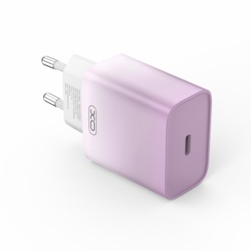 XO wall charger CE18 PD 30W 1x USB-C purple-white