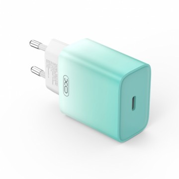 XO wall charger CE18 PD 30W 1x USB-C blue-white