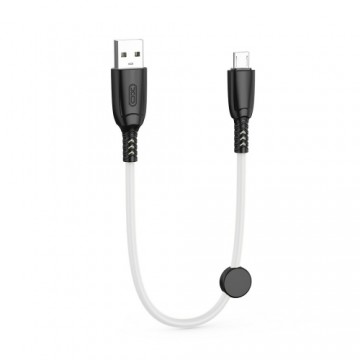 XO cable NB247 USB - microUSB 0,25 m 6A white