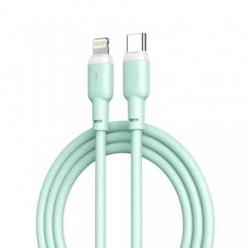 XO cable NB208A PD USB-C - Lightning 1,0m 20W green