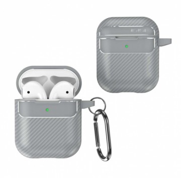 Carbon case for Airpods Pro 2 grey