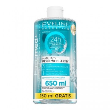 Eveline FaceMed+ Matējošs micelārais ūdens 650 ml