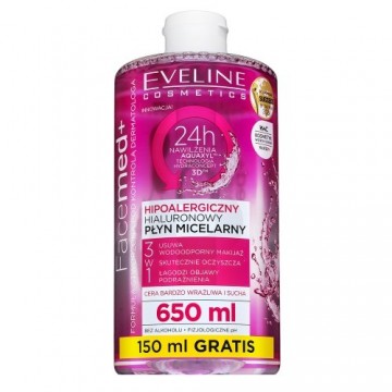 Eveline FaceMed+ attīrošs micelārais ūdens 650 ml