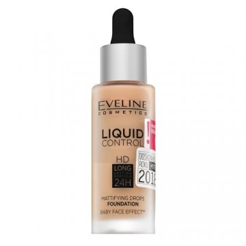 Eveline Liquid Control HD Mattifying Drops Foundation долговременный матирующий макияж 015 Light Vanilla 32 мл