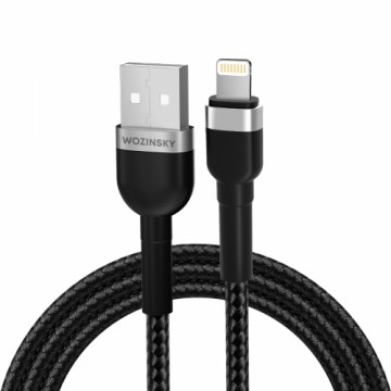 Wozinsky WNBAL2 USB-A | Lightning 2.4A cable 2 m - black