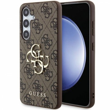 Guess GUHCSA554GMGBR A55 A556 brązowy|brown hardcase 4G Big Metal Logo