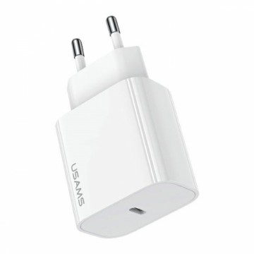 USAMS Ład. siec. 1xUSB-C T65 PD20W (only head) PD Fast Charging biały|white CC226TC01 (US-CC226)