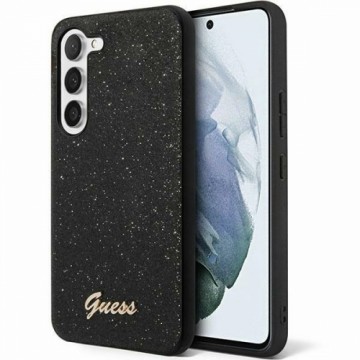 Guess GUHCS24SHGGSHK S24 S921 czarny|black hard case Glitter Script