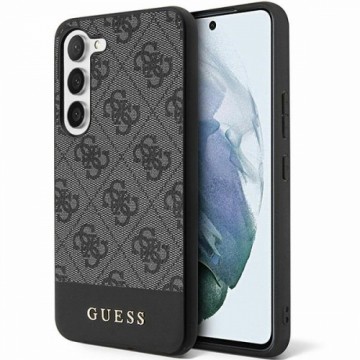 Guess GUHCS24SG4GLGR S24 S921 czarny|black hardcase 4G Stripe Collection