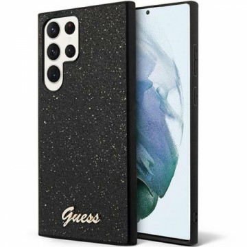 Guess GUHCS24LHGGSHK S24 Ultra S928 czarny|black hardcase Glitter Script