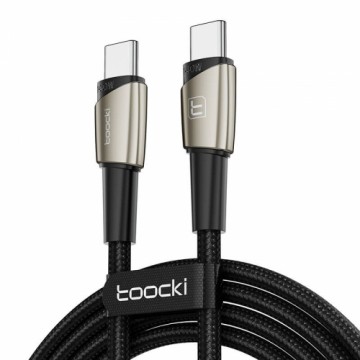 Cable USB-C to USB-C Toocki TXCTT14- LG01-W2, 2m, 140W (pearl nickel)