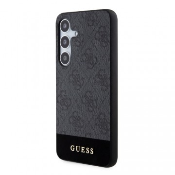 Guess PU 4G Stripe Case for Samsung Galaxy S24+ Grey