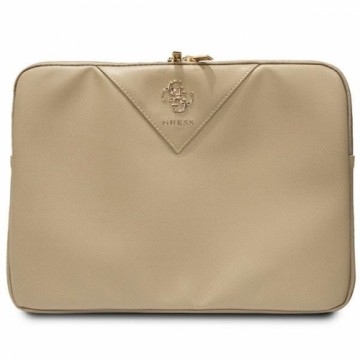 Guess Sleeve GUCS14ZPGSTEGD 14" złoty|light gold Triangle 4G