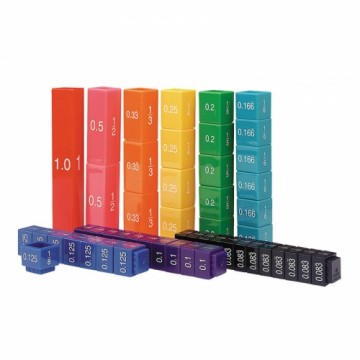 Fraction Tower Equivalency Cubes Learning Resources LER 2509